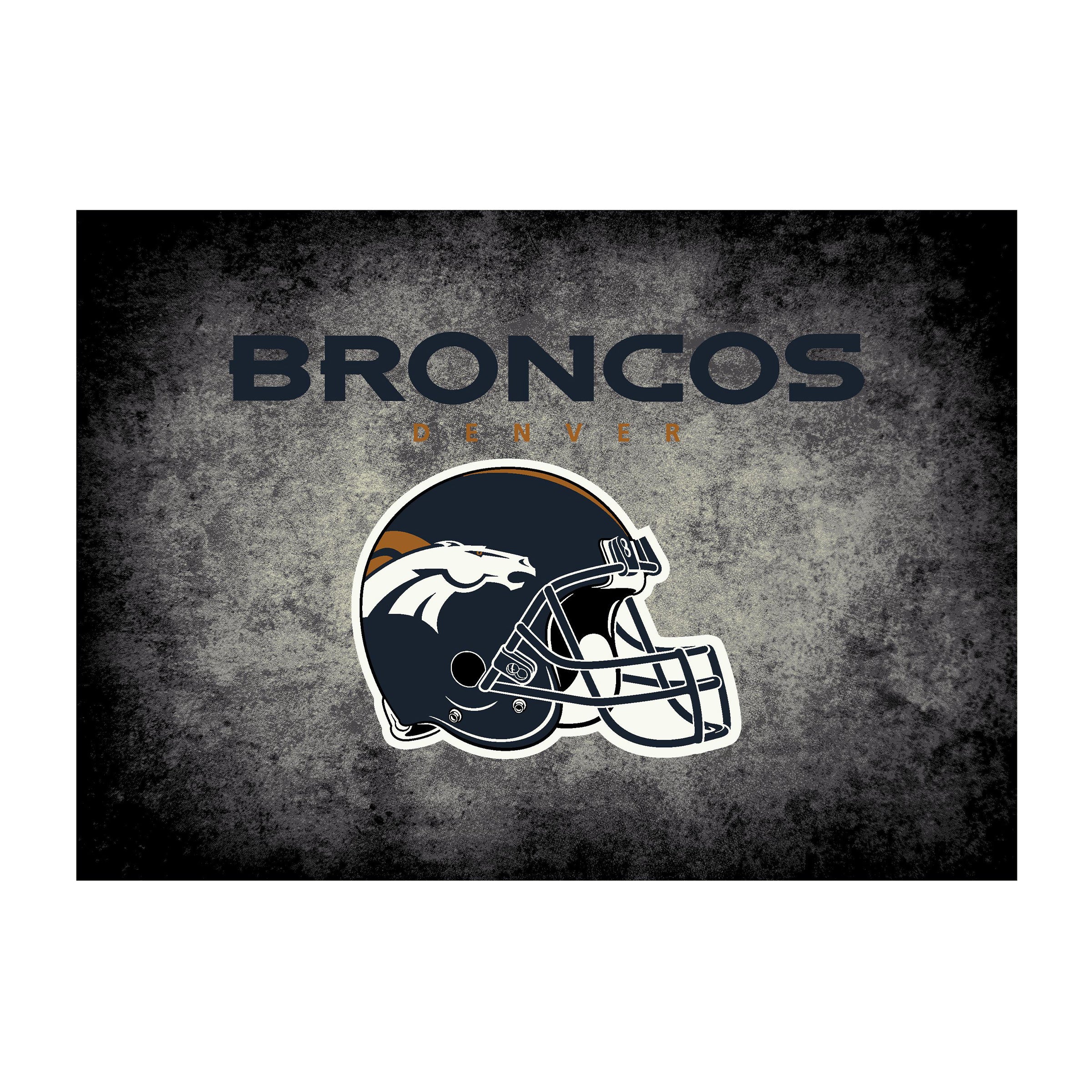 Denver Broncos Distressed