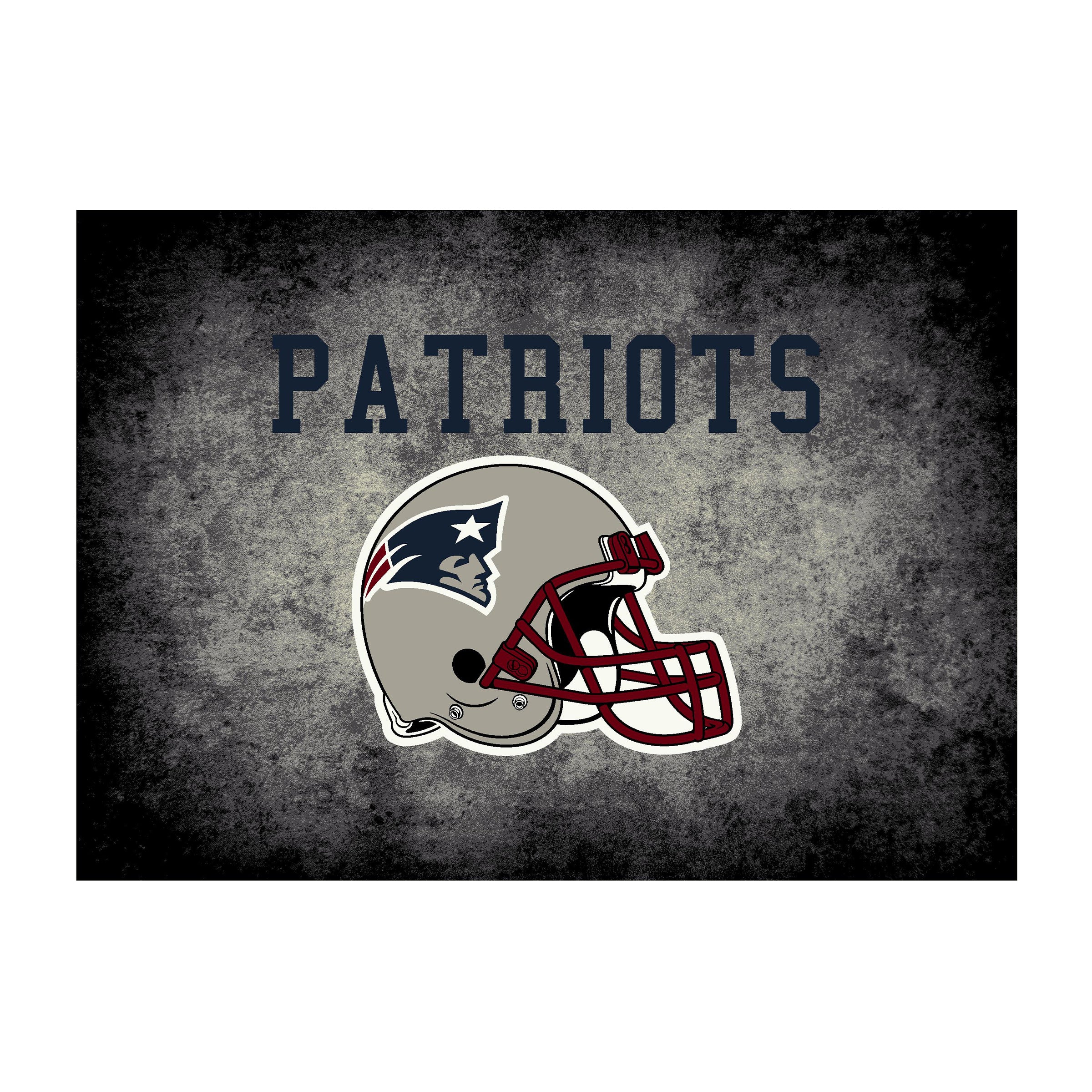New England Patriots Distressed
