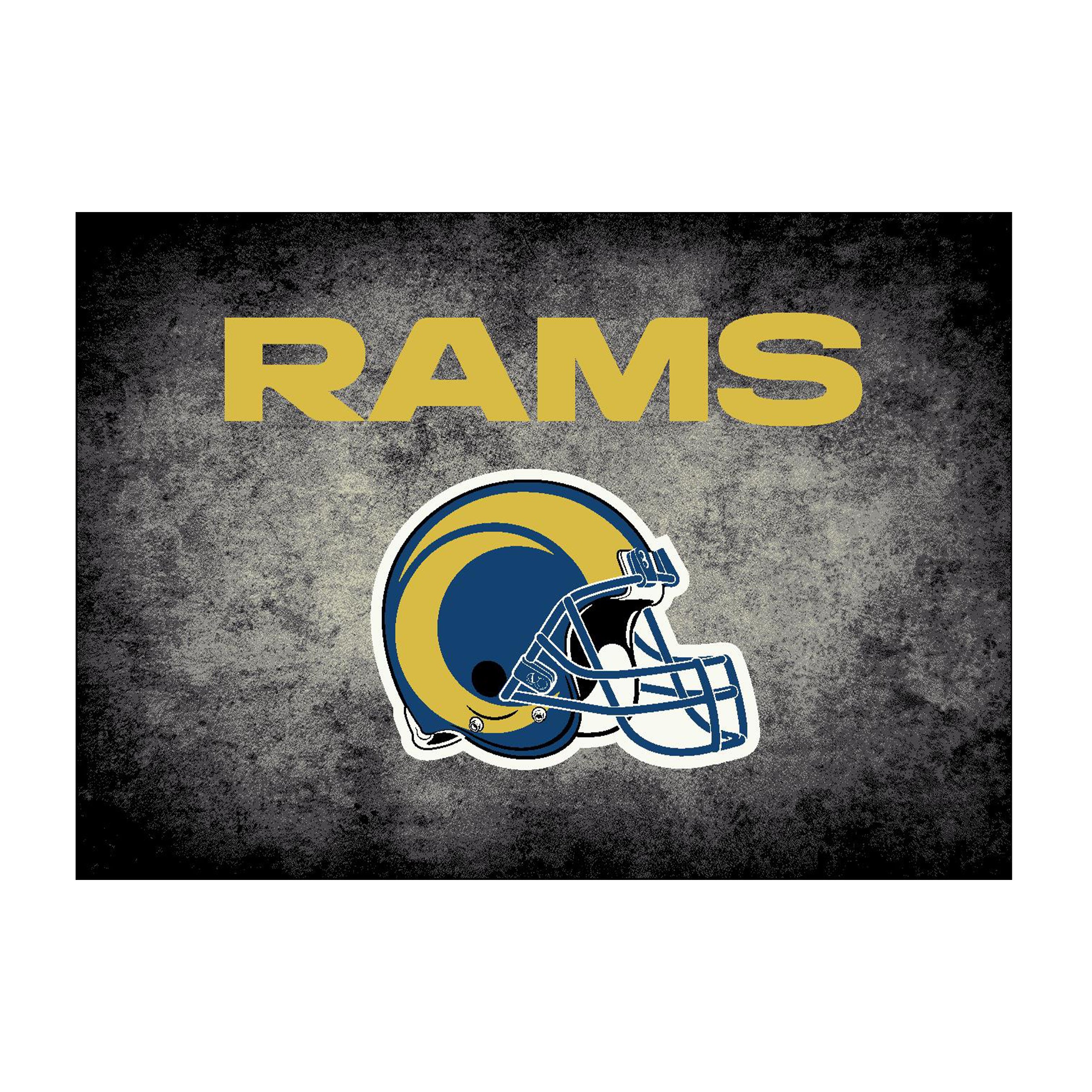 Los Angeles Rams Distressed