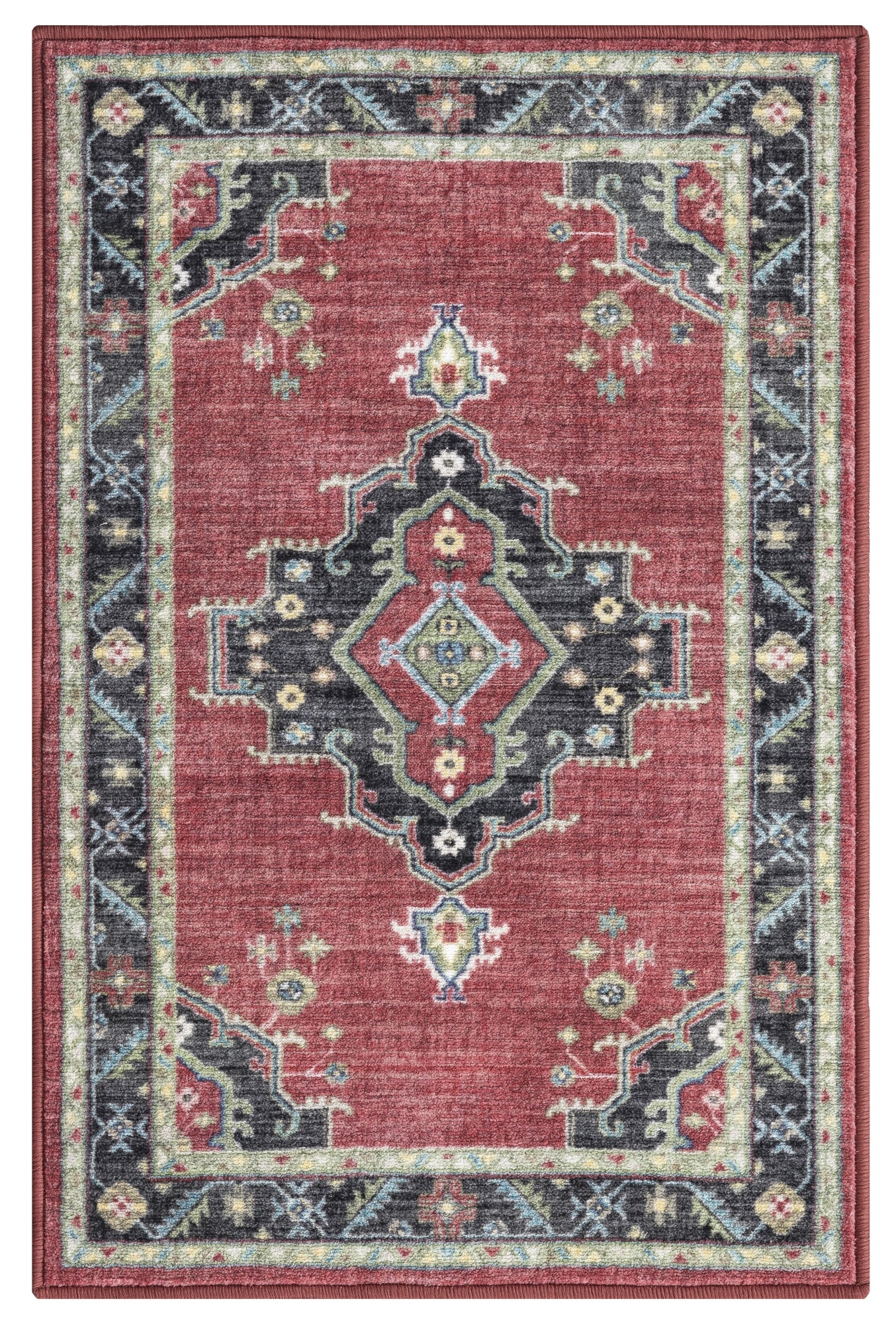 Eden Heriz Medallion Red