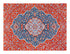 Meknes 1/2 Chair Mat Red & Blue