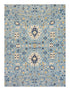 Tabriz 1/4 Chair Mat Blue & Beige