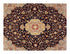 Altamira 1/4 Chair Mat Brown, Orange & Black