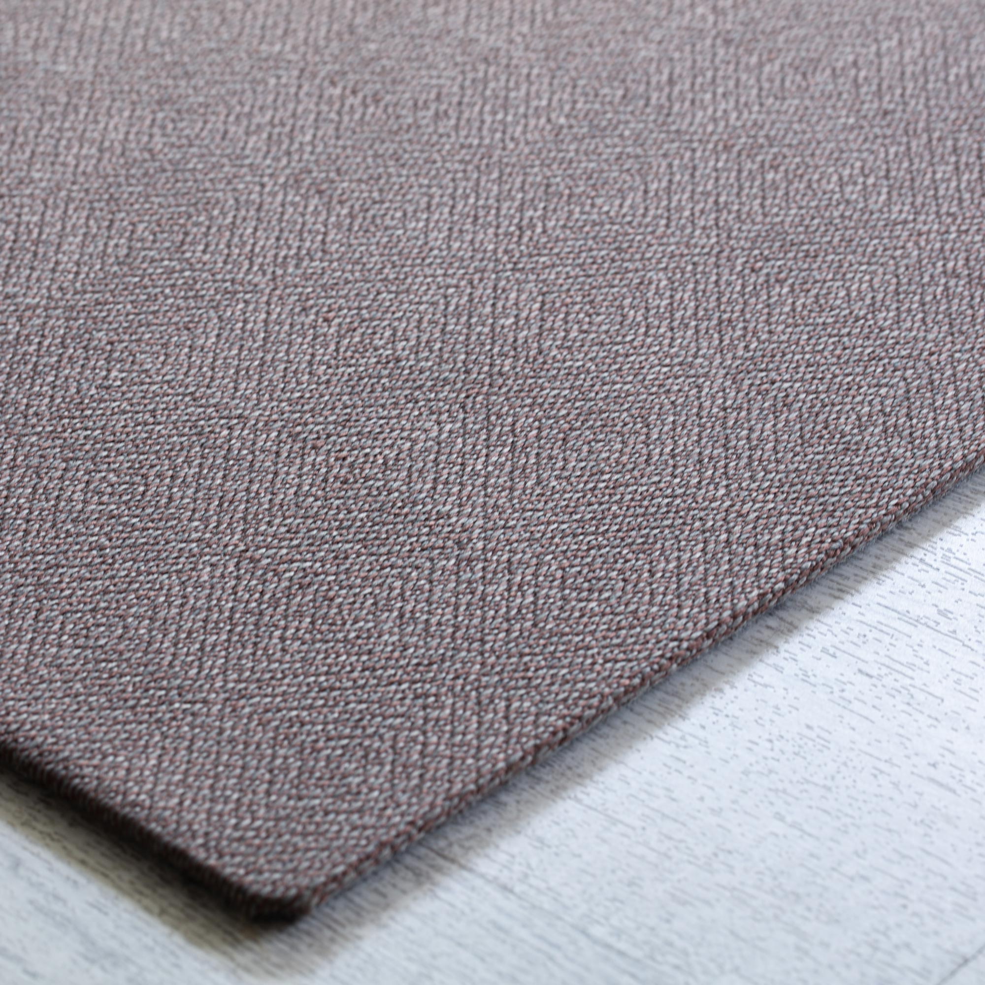 Tezca 1/2 Chair Mat Brown & Gray