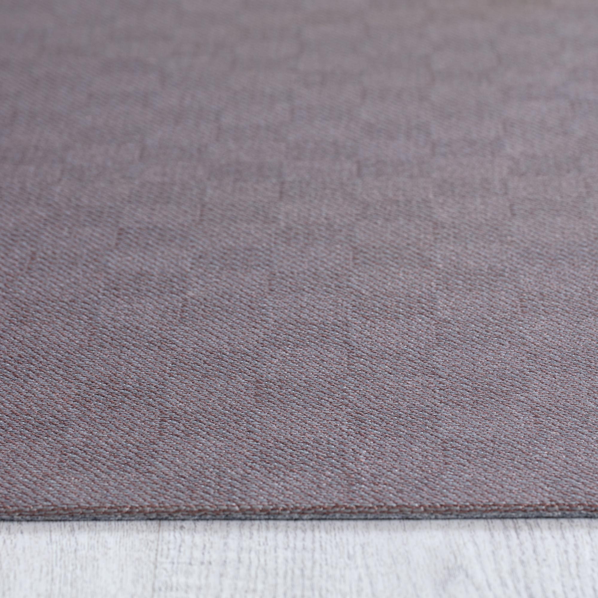 Tezca 1/4 Chair Mat Brown & Gray