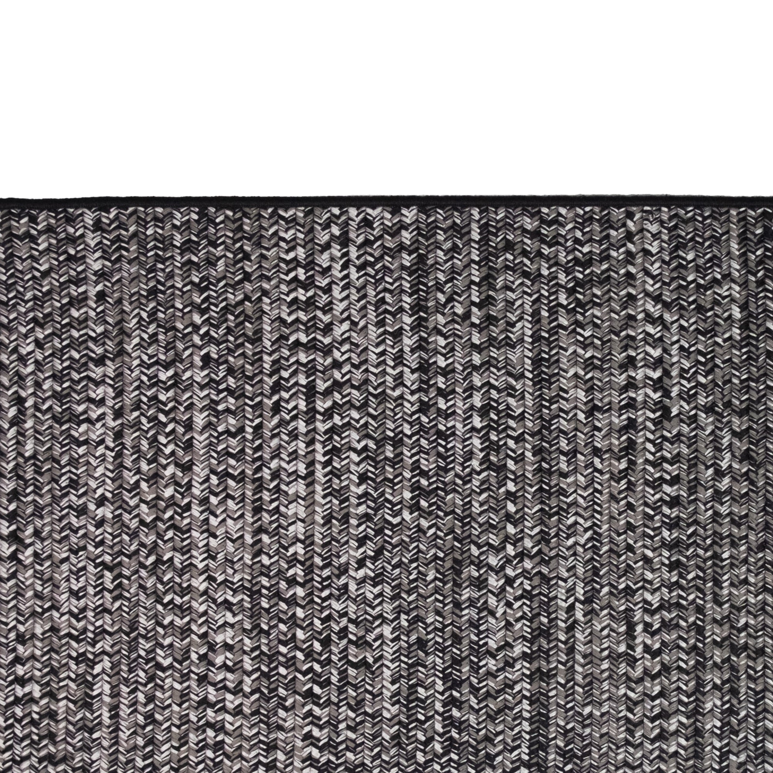 Crestwood Tweed Rugs Ash Black CR12