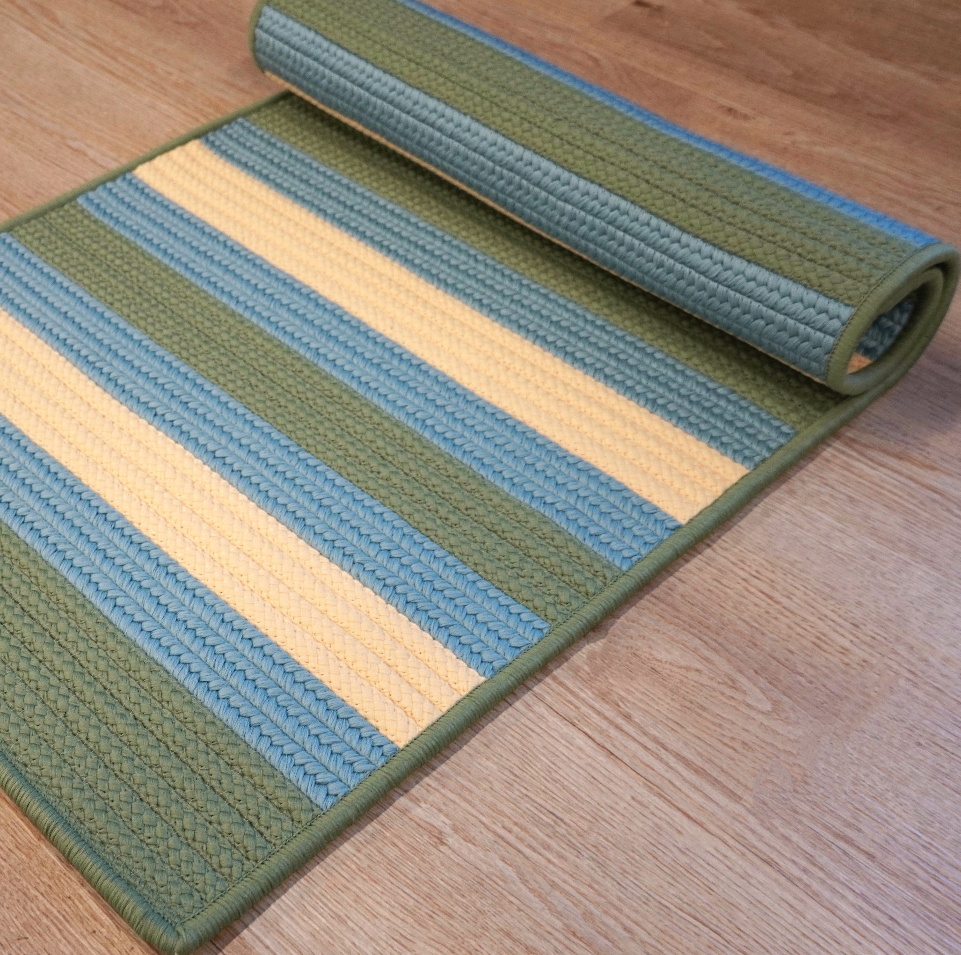 Reed Stripe Runner Seafoam ED95