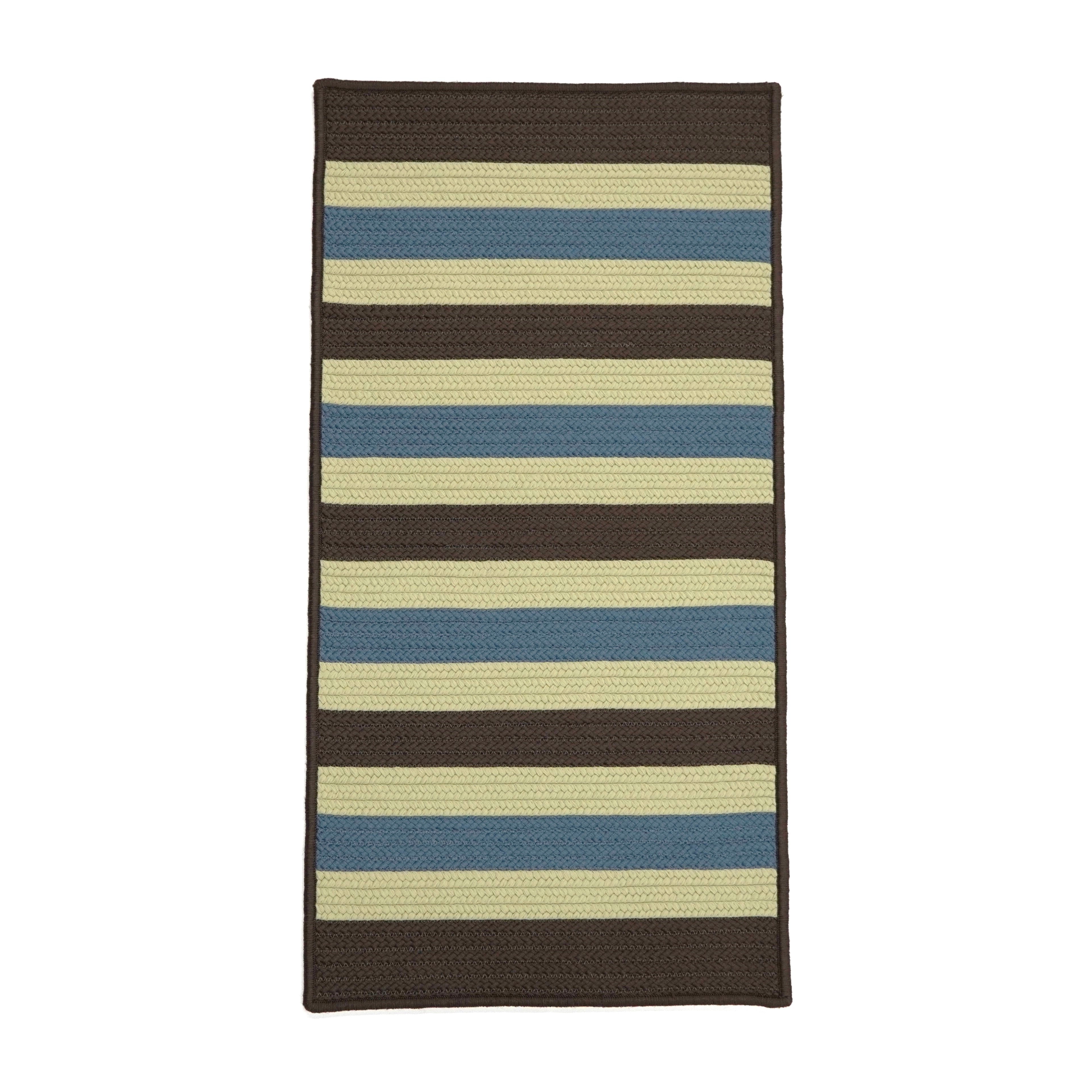 Reed Stripe Runner Sapphire Earth ED97