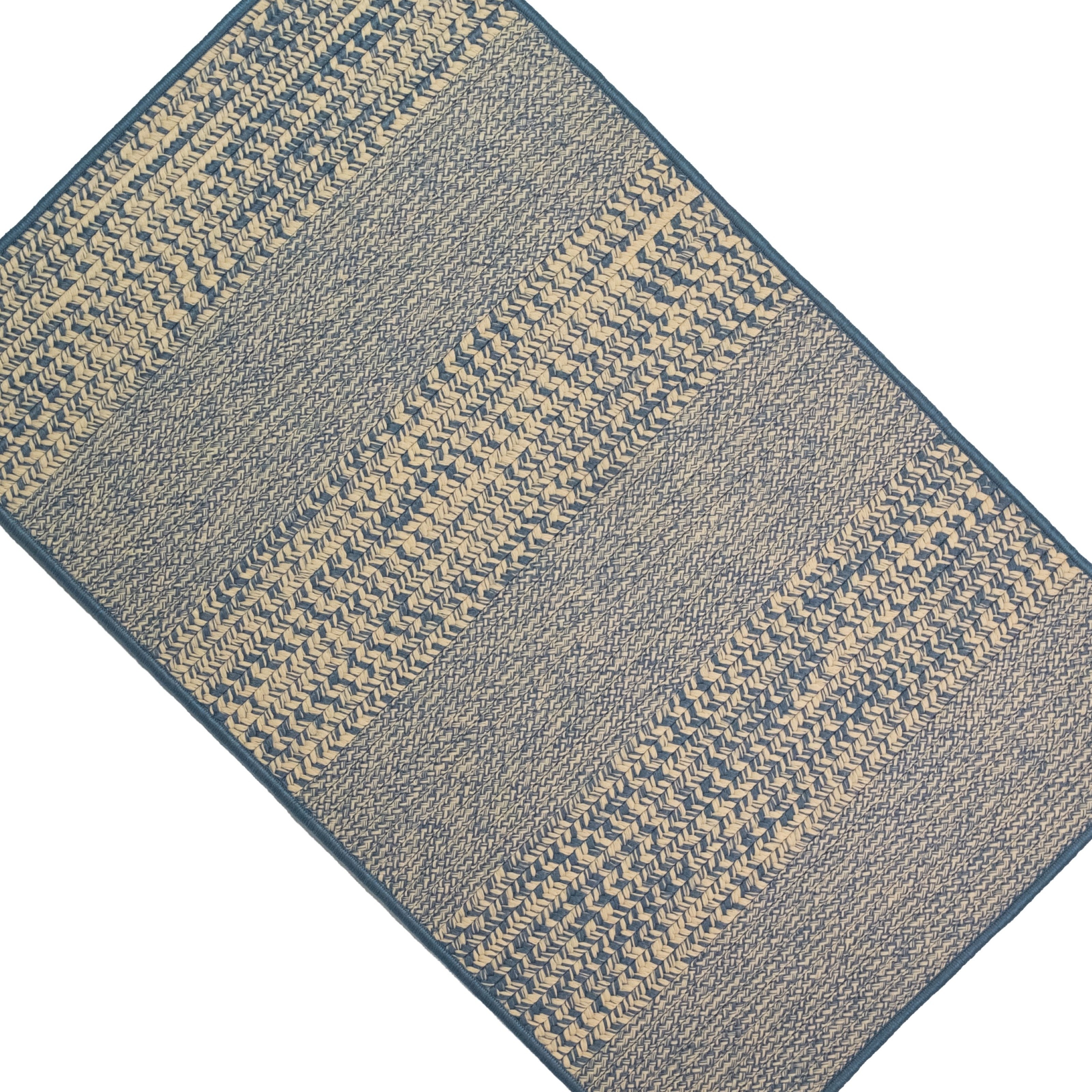 Havana Textured Rugs Lake Blue HV05