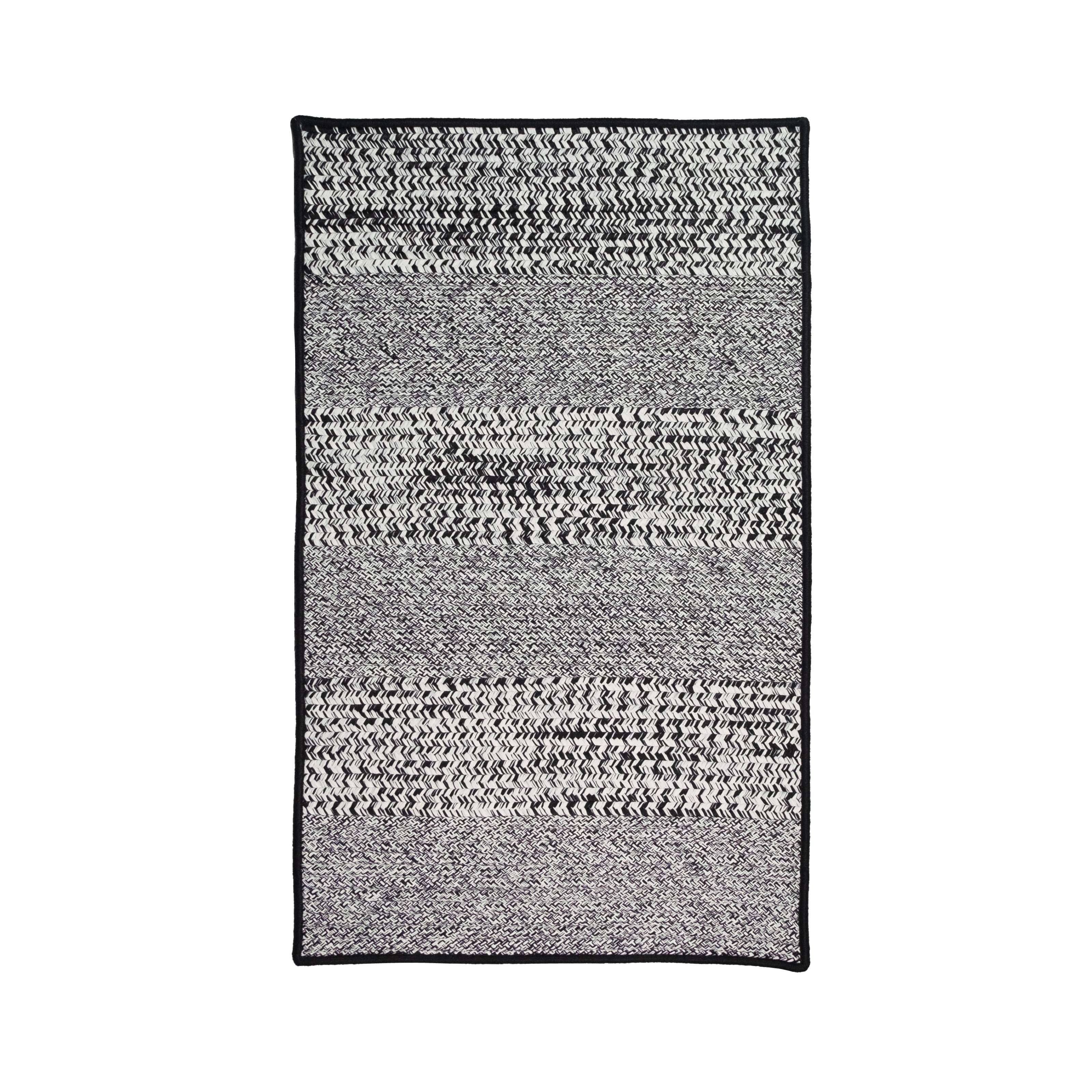 Havana Textured Rugs Black Lace HV25