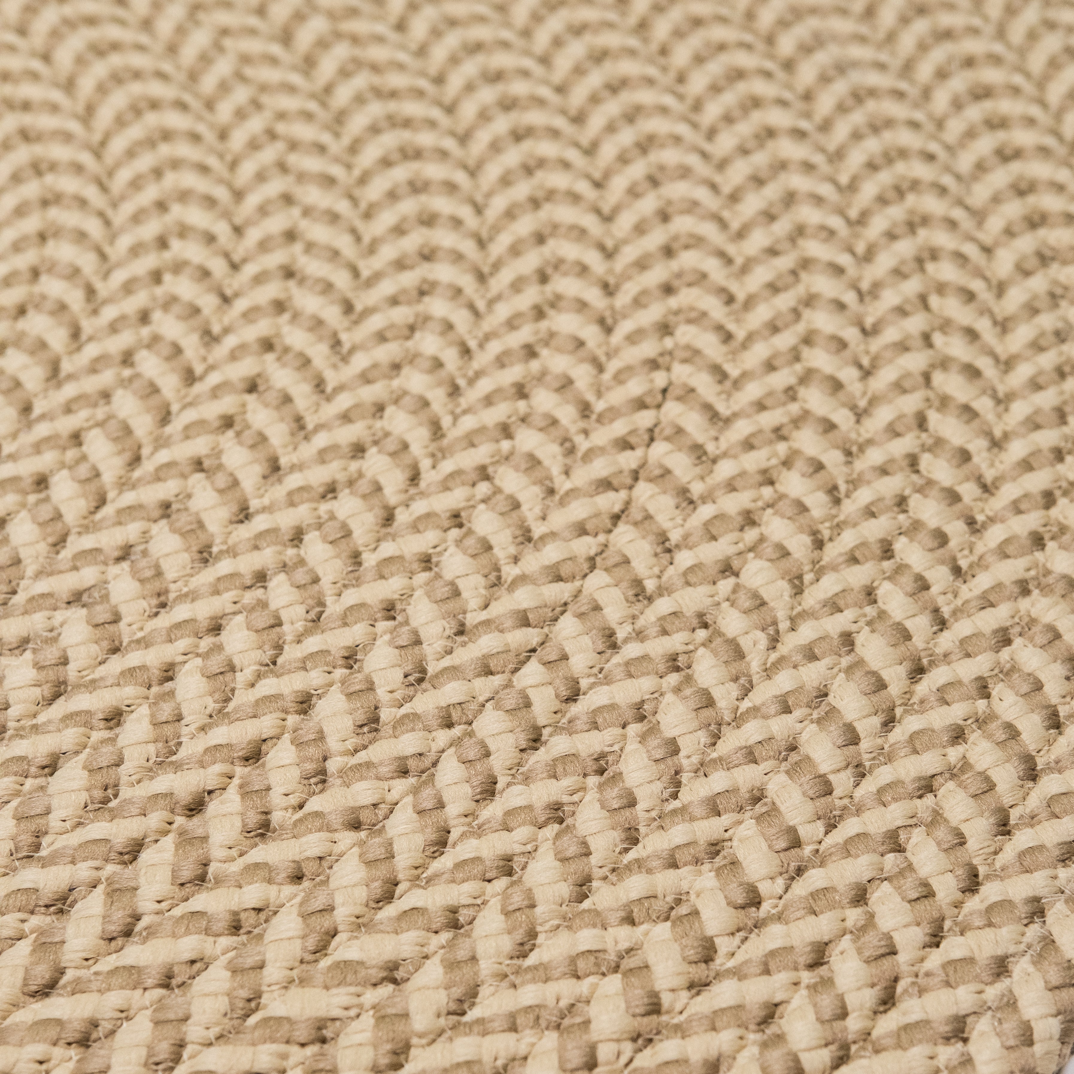 Ibiza Woven Chevron Doormats Taupe IB10