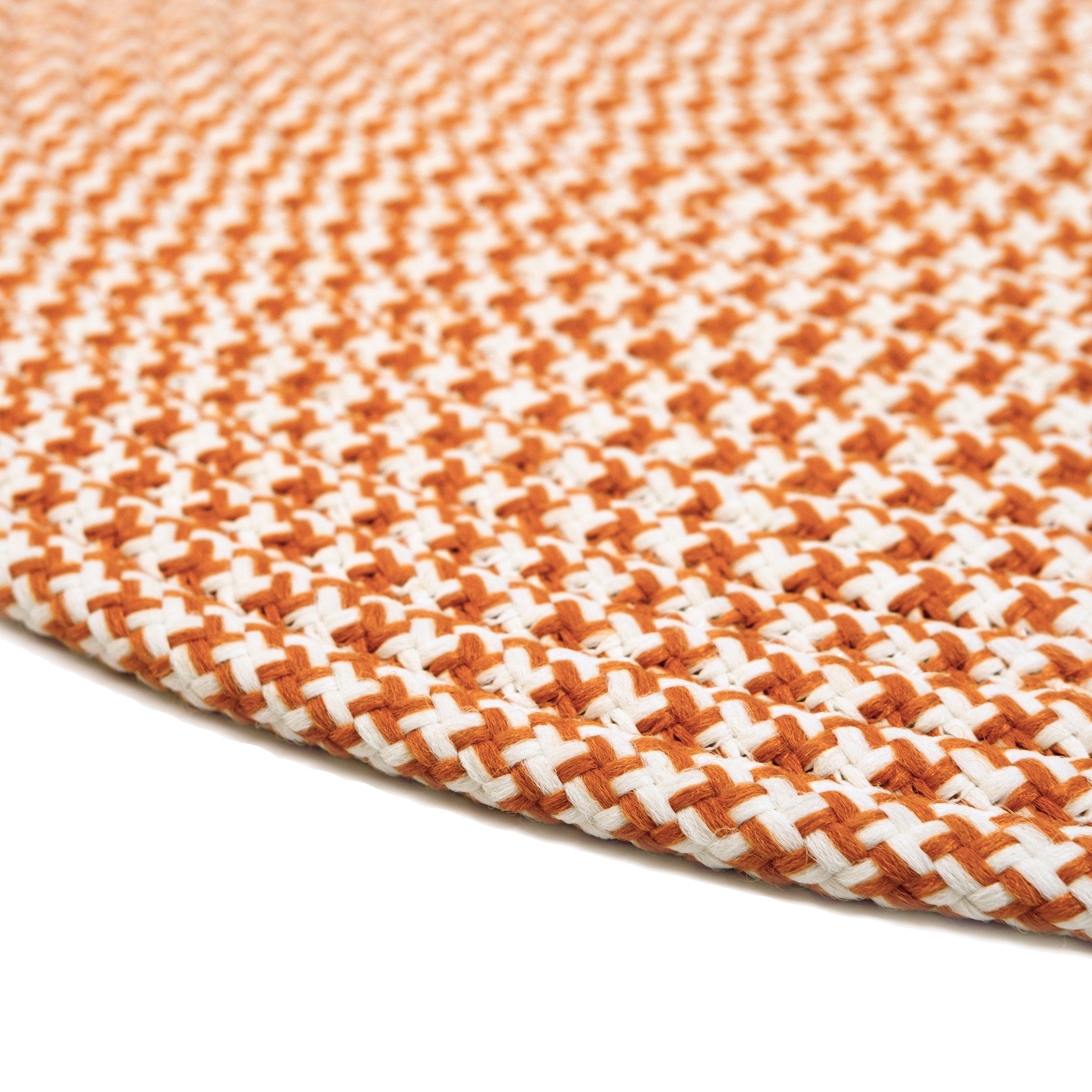 Jamestown Houndstooth Tweed Orange JN19