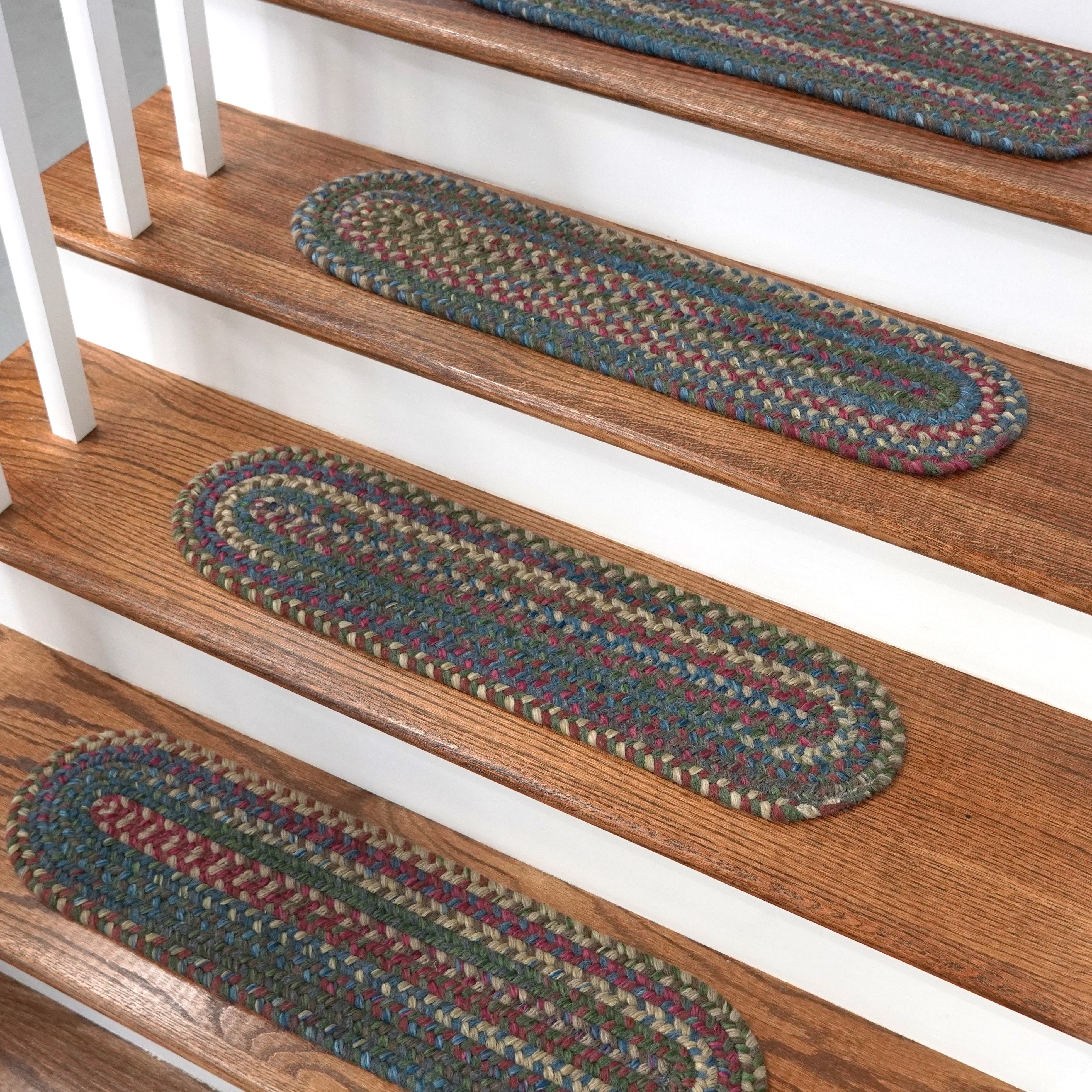 New England Braid Stair Treads Dusk Blue NE05