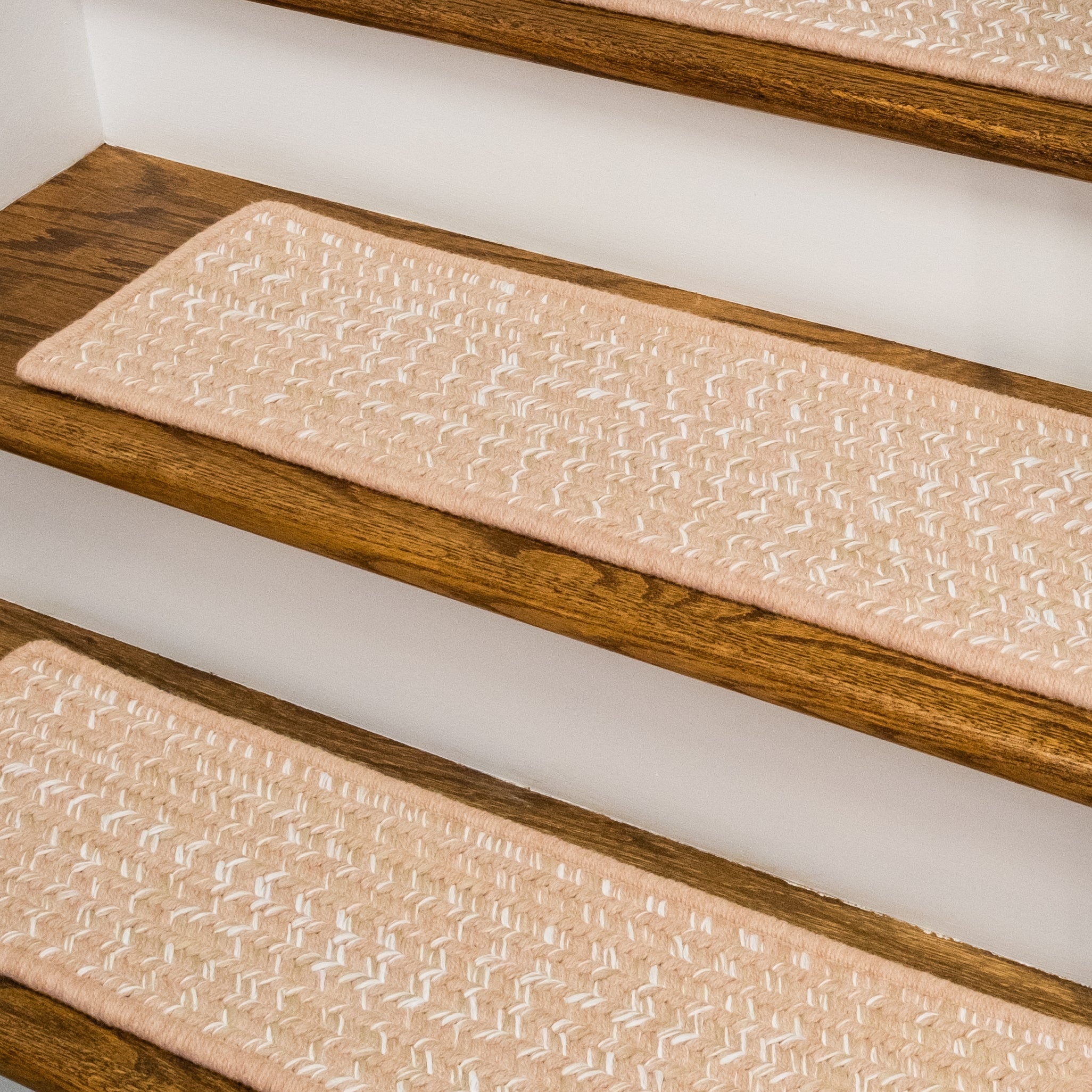 Monterey Wool Tweed Stair Treads Beige RY99