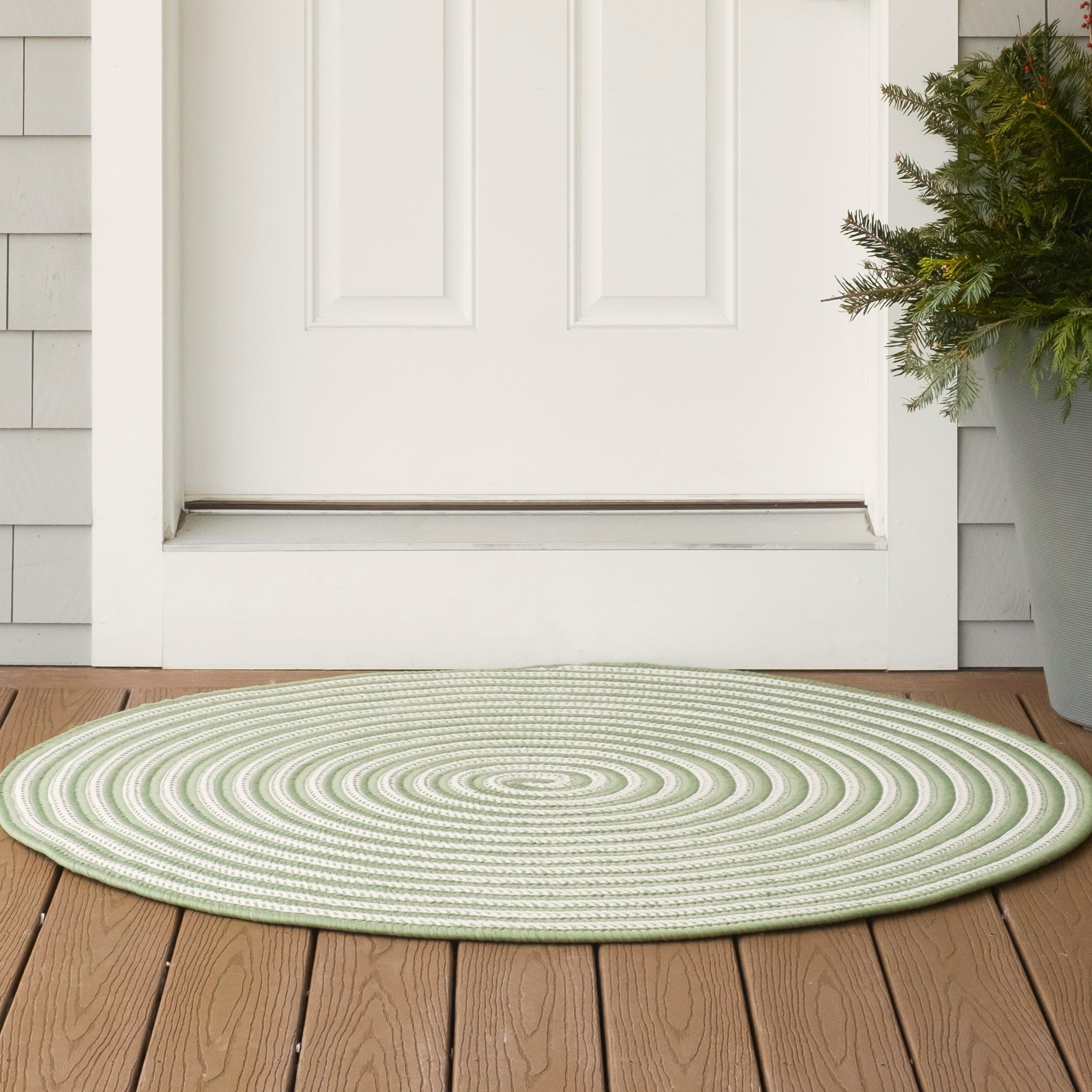 Tiki Spiral Rugs Thai Basil TK47