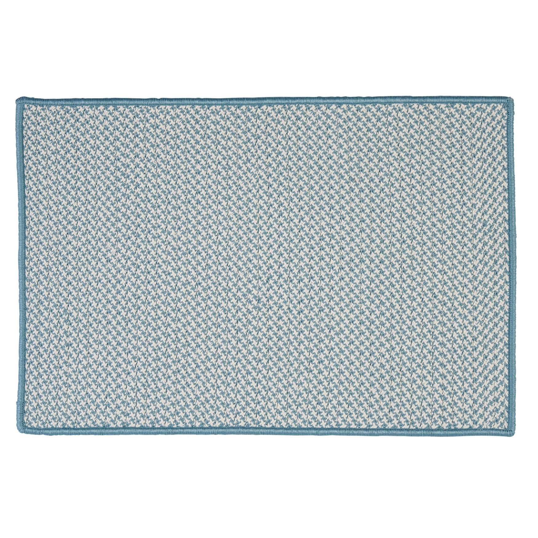 Houndstooth Doormats Sea Blue TT56