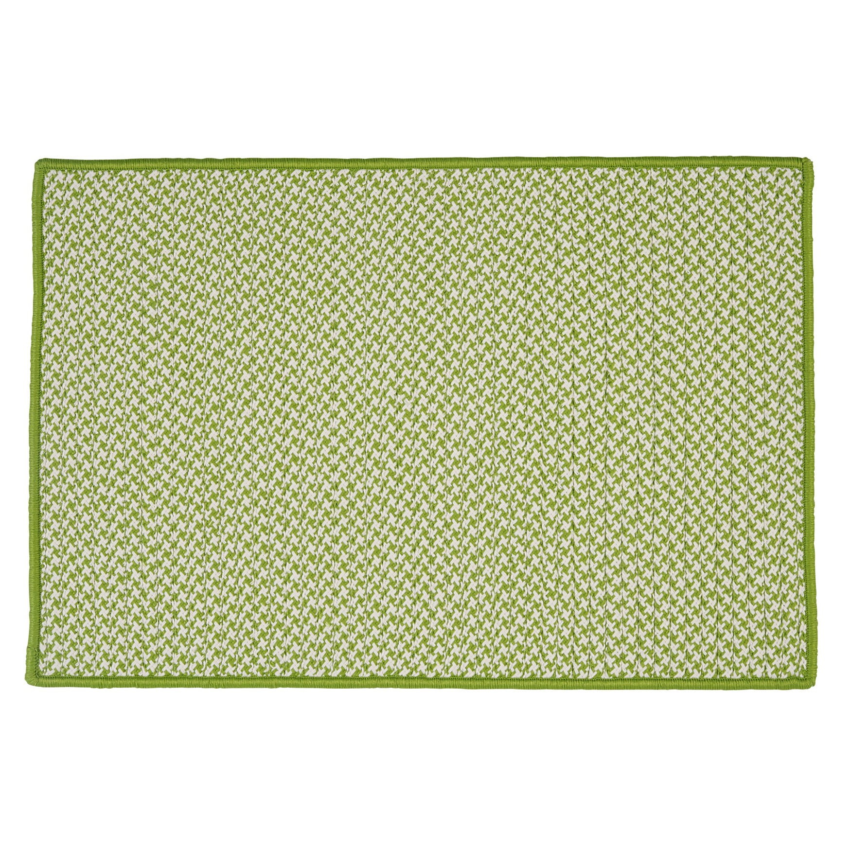 Houndstooth Doormats Lime TT65