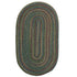 Worley Oval Dark Green WY26