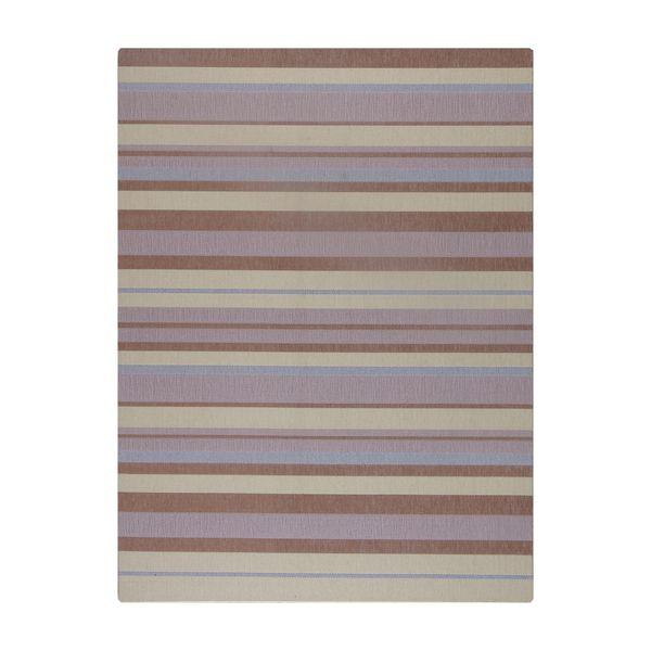 Avalon 1/2 Chair Mat Blue & Brown