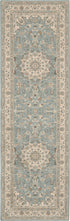 Living Treasures LI15 Aqua/Ivory