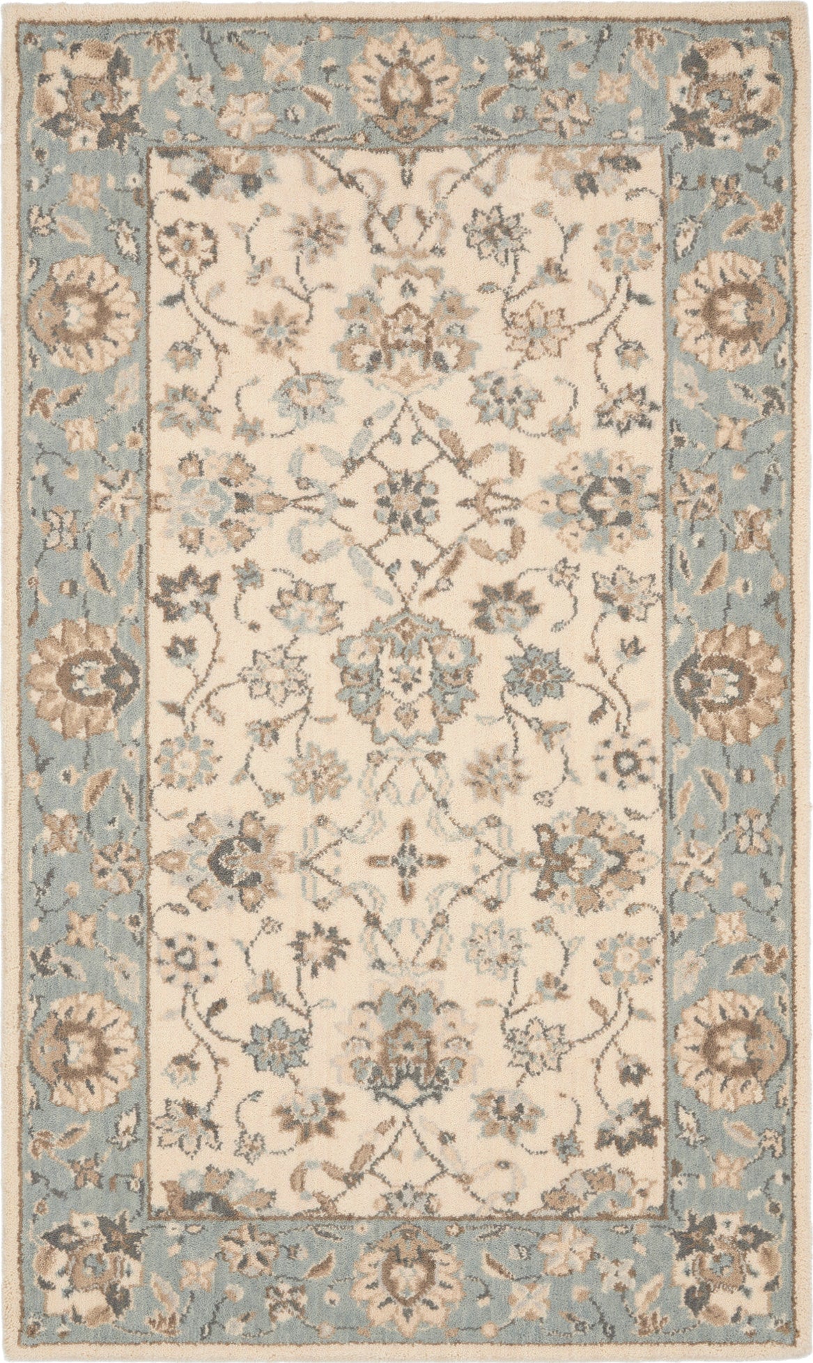 Living Treasures LI16 Ivory/Aqua