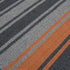 Frazada Stripe Charcoal /Orange FZ29