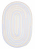 Ticking Stripe Oval Starlight TK58