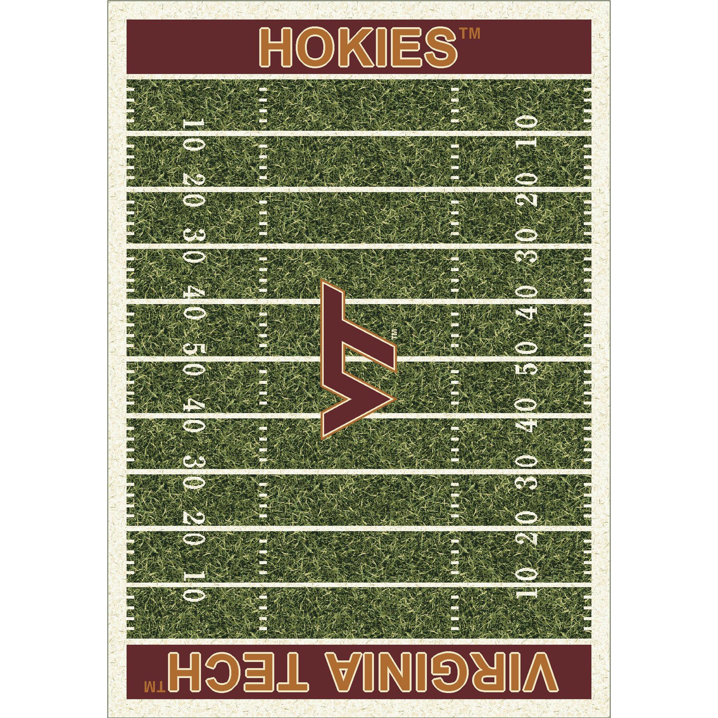 Virginia Tech 1460 College Homefield Rug