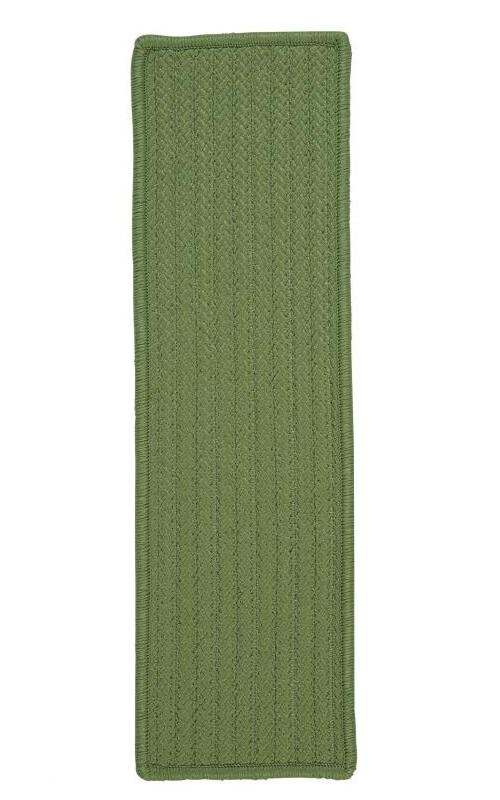 Simply Home Solid Moss Green Stair Tread (set 13)