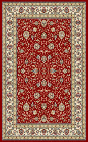 ANCIENT GARDEN 57120 RED/IVORY