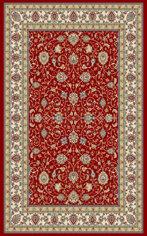 ANCIENT GARDEN 57120 RED/IVORY