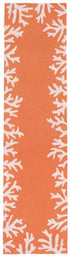 Capri Coral Border Orange