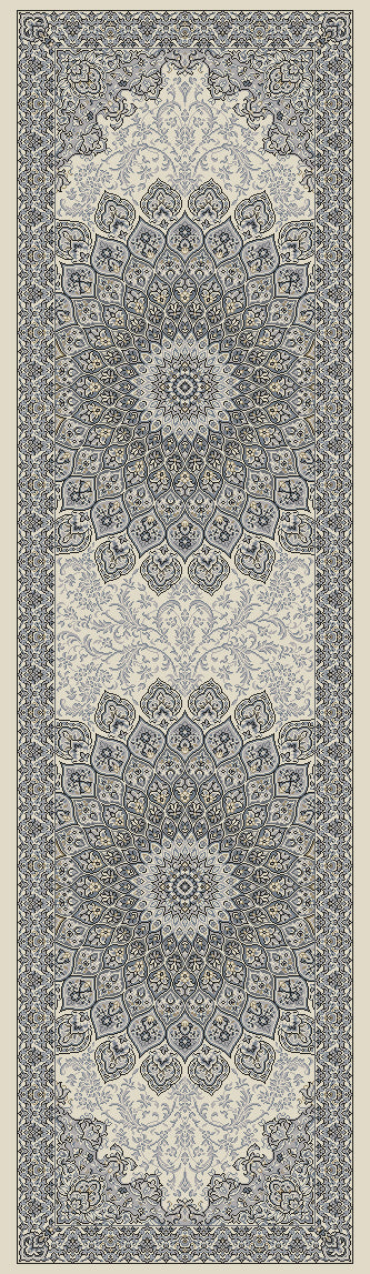 ANCIENT GARDEN 57090 CREAM/GREY