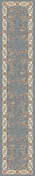 ANCIENT GARDEN 57365 LIGHT BLUE/IVORY