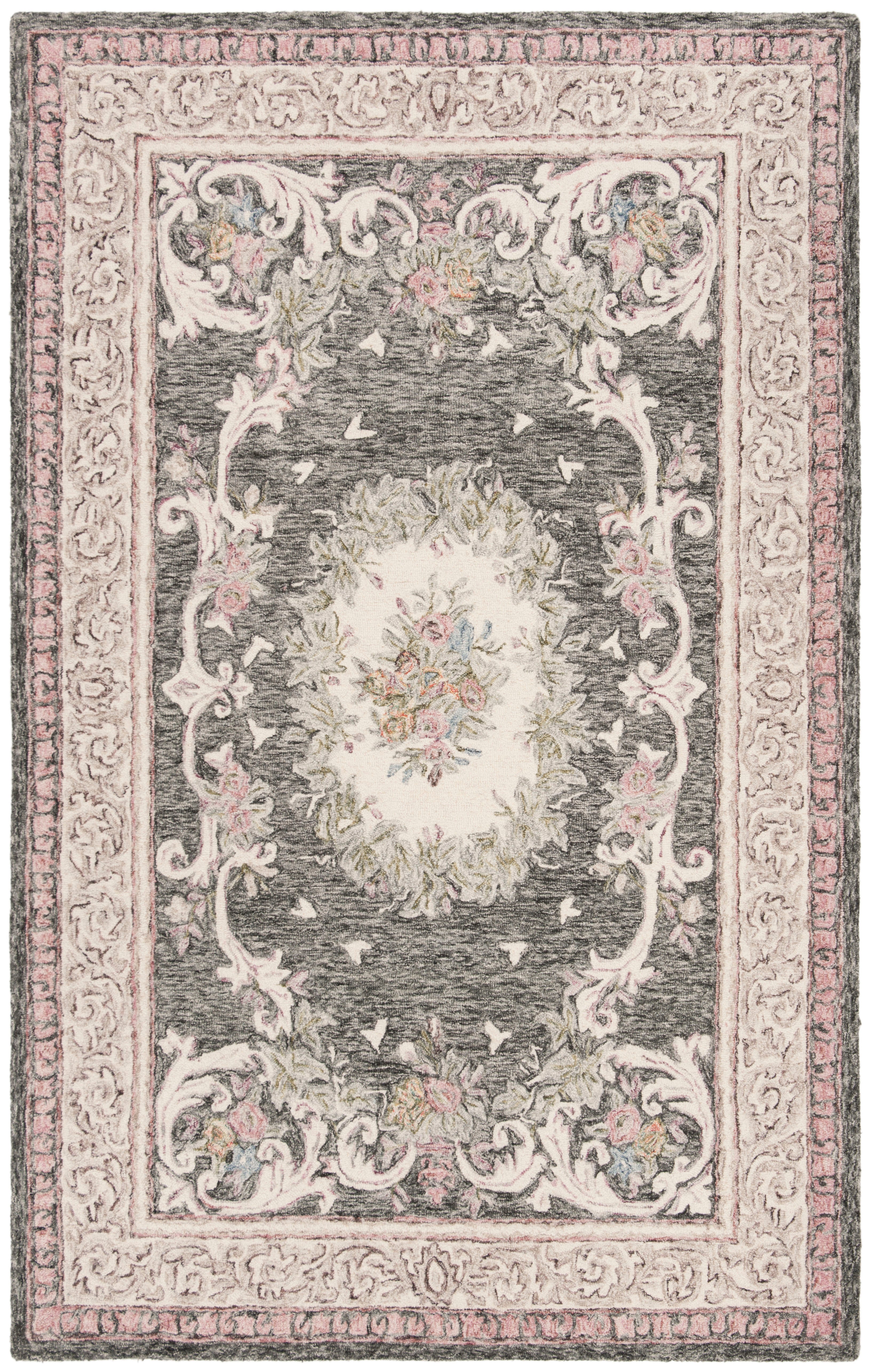 Aubusson AUB105H Ivory / Charcoal