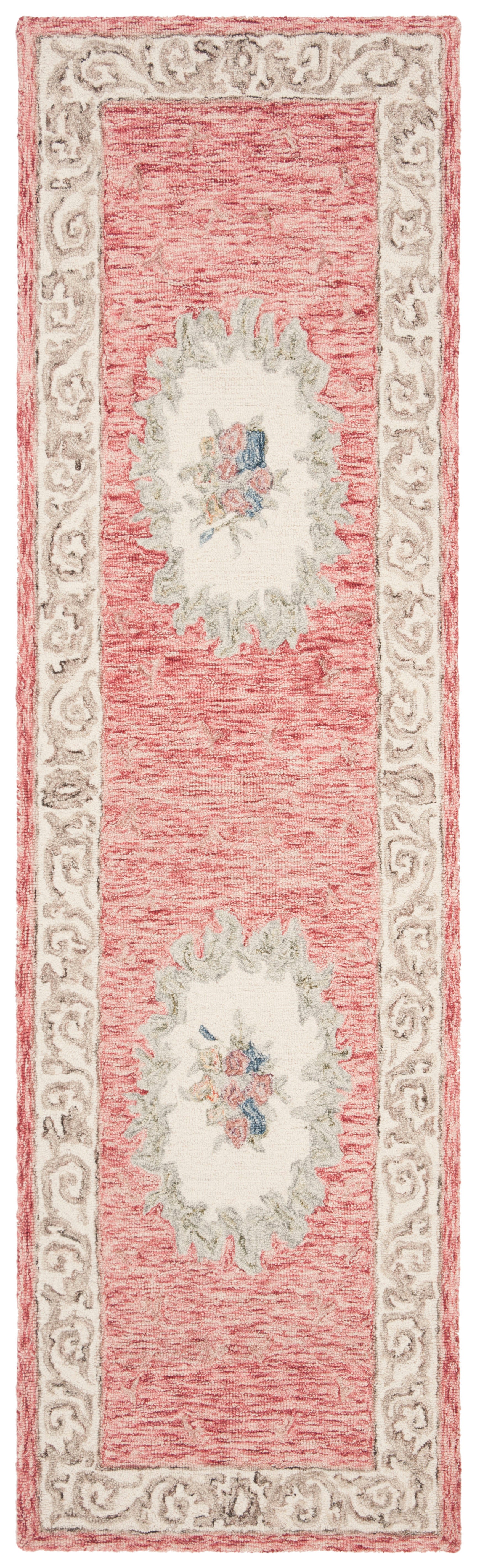 Aubusson AUB105Q Red / Ivory