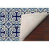 RAVELLA Floral Tile Blue