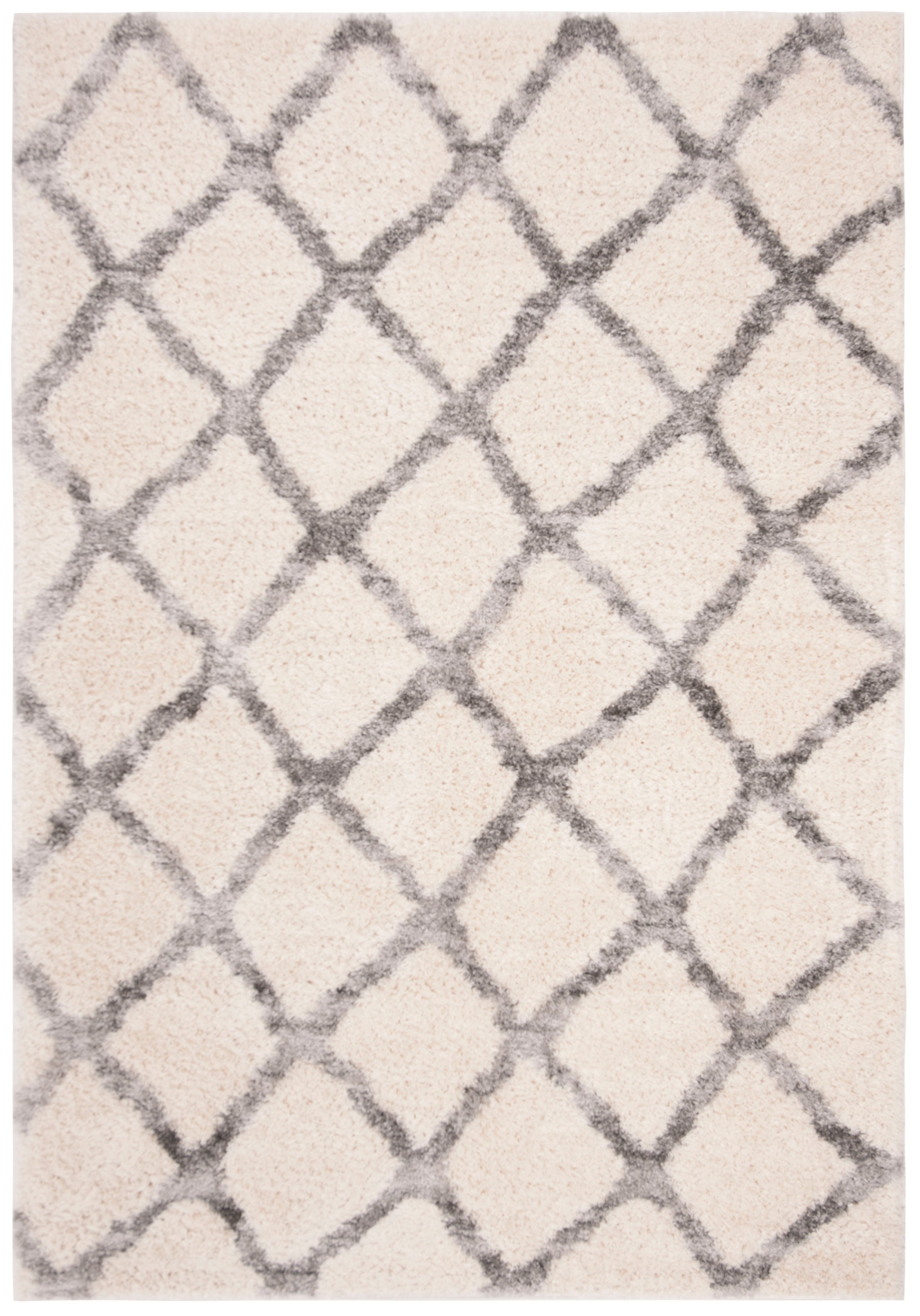 Berber Shag 200 BER215B Ivory / Grey