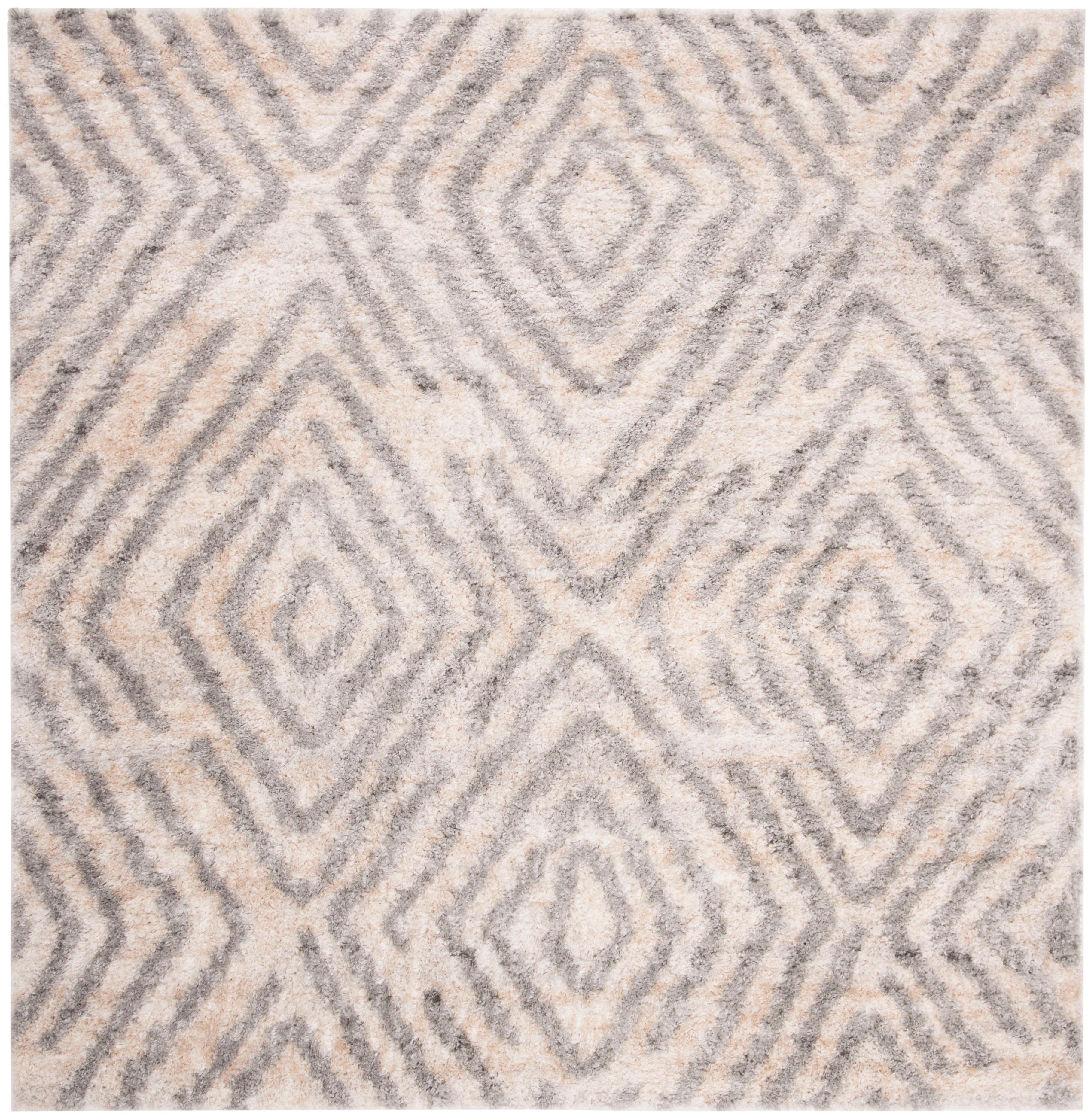 Berber Shag 200 BER218A Cream / Grey