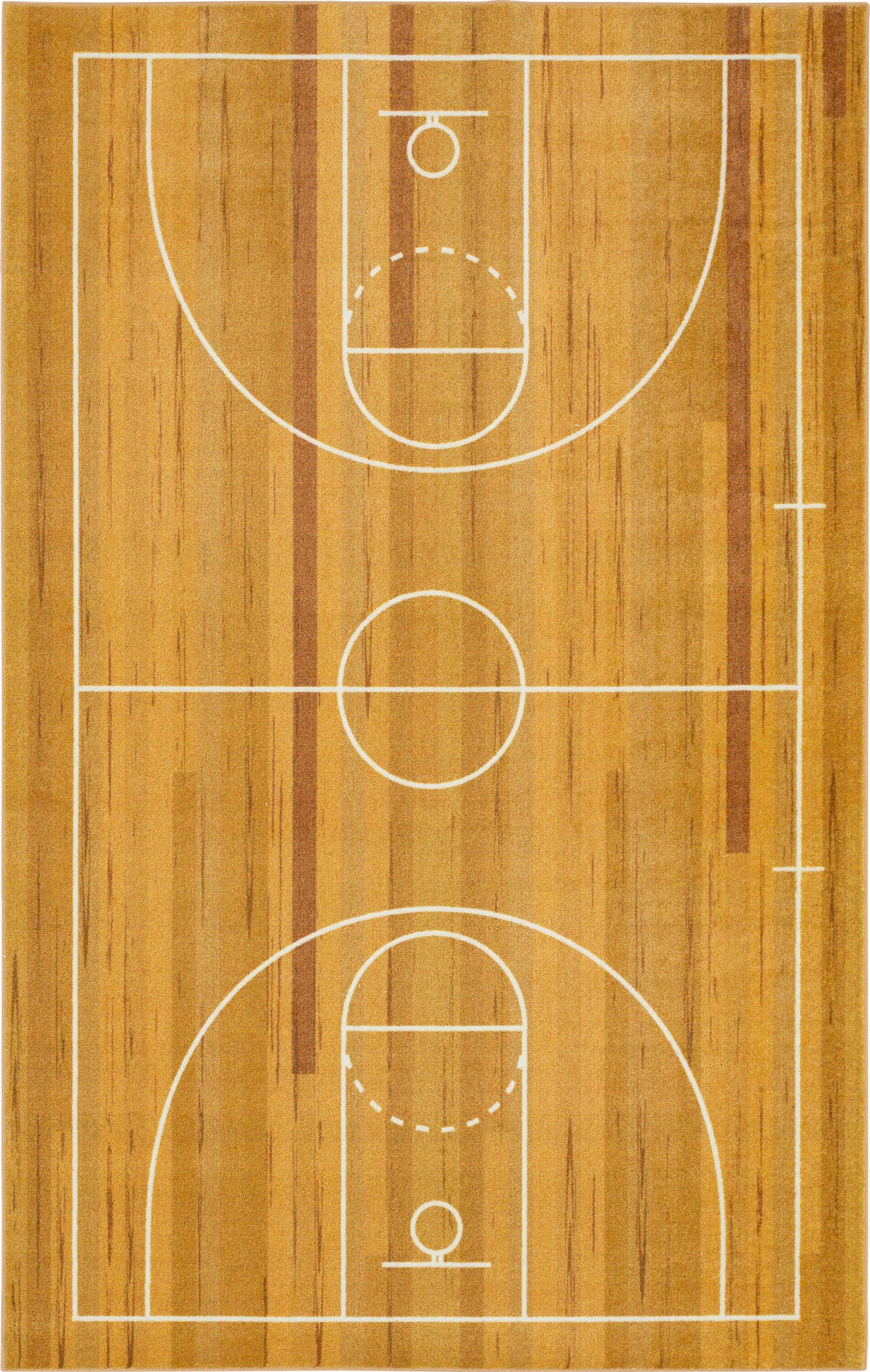 Basketball Court Brown