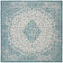 Courtyard CY8720 Teal / Cream