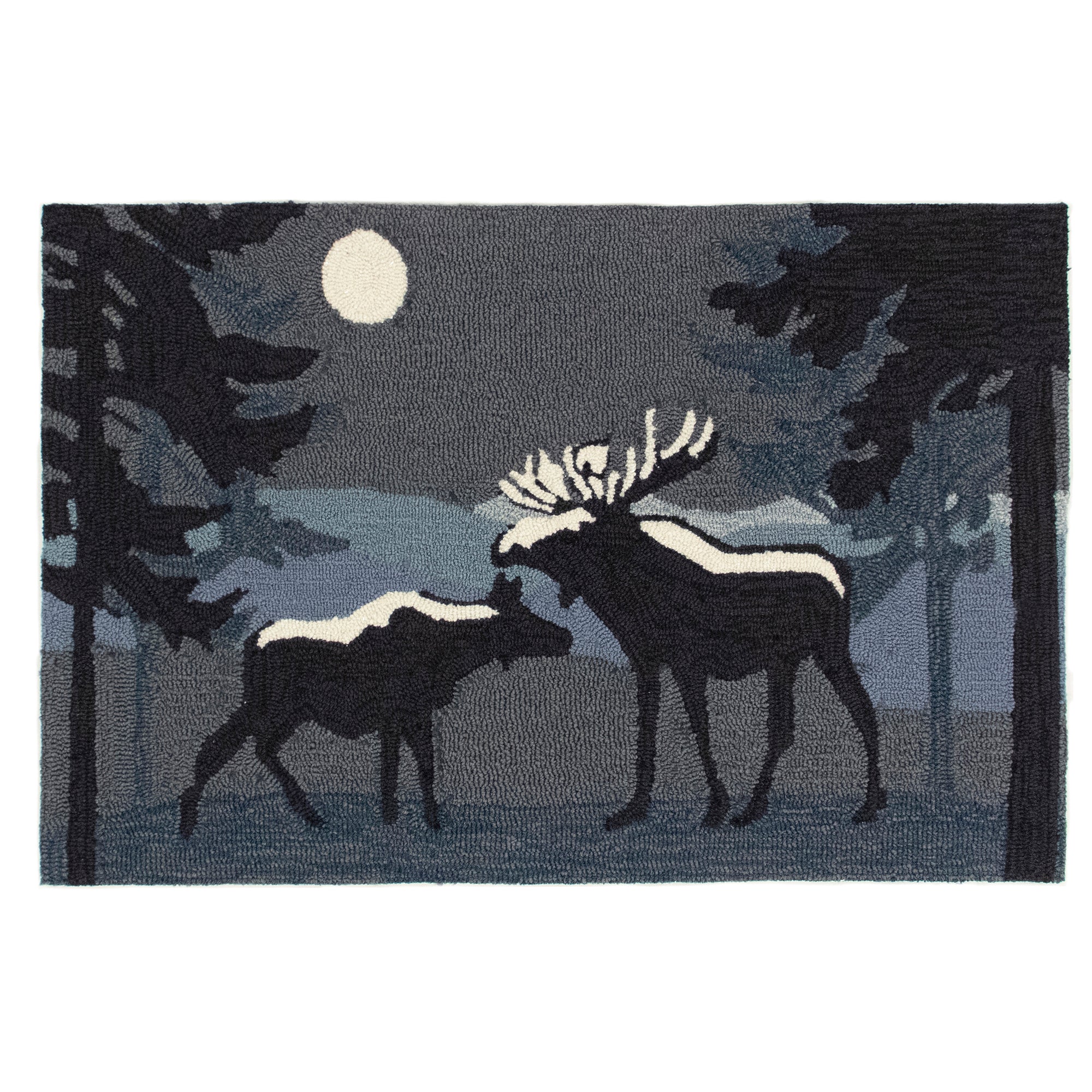 Frontporch Moonlit Moose Navy