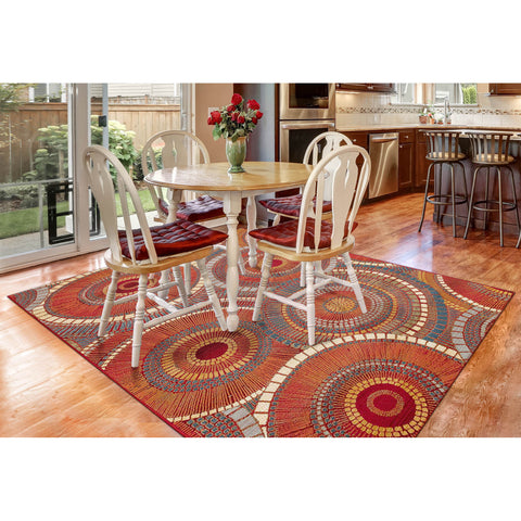 Dalyn Rug Company Tuscany 9' x 12' Paprika Indoor/Outdoor Area Rug