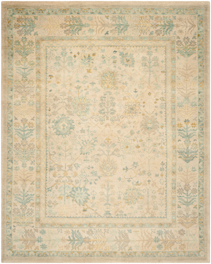 Sultanabad SUL1065A Ivory / Blue
