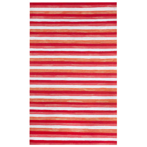 Visions II Painted Stripes Red