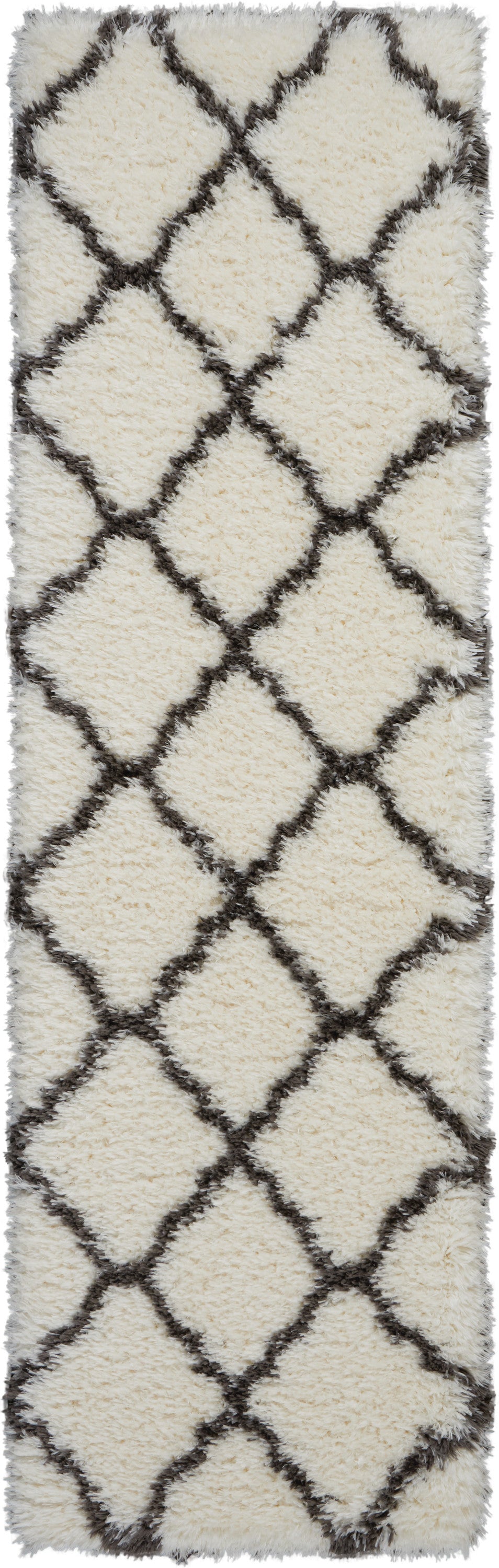 Ultra Plush Shag ULP02 Ivory/Charcoal